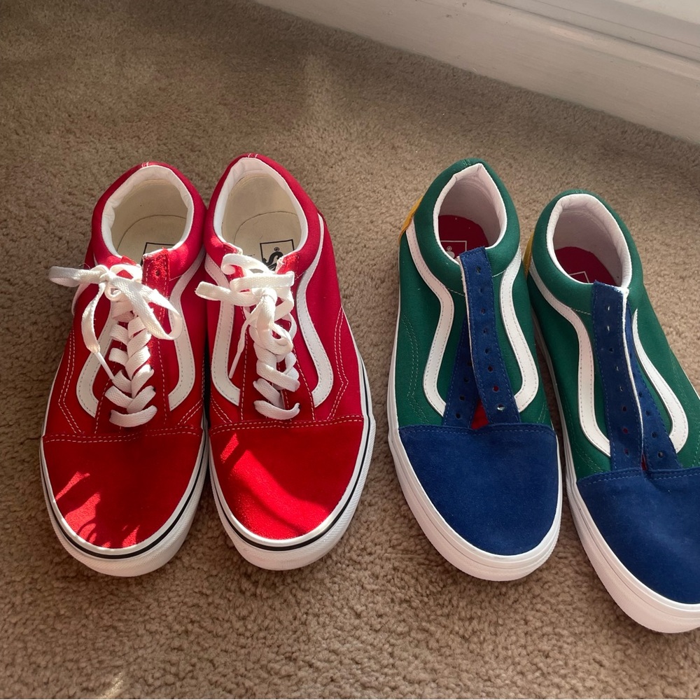 Set of two size 9M / 10.5W - vans